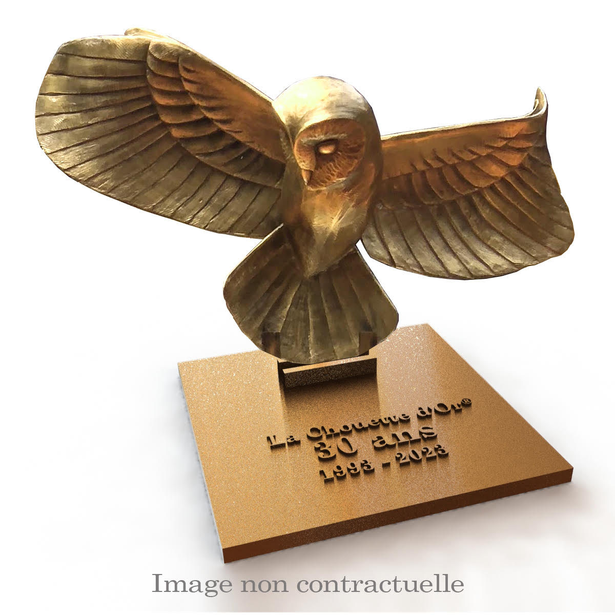 Mini-chouette en bronze édition 2023 tirage numéroté 150 exemplaires - PRÉCOMMANDE - Livraison octobre / novembre 2023